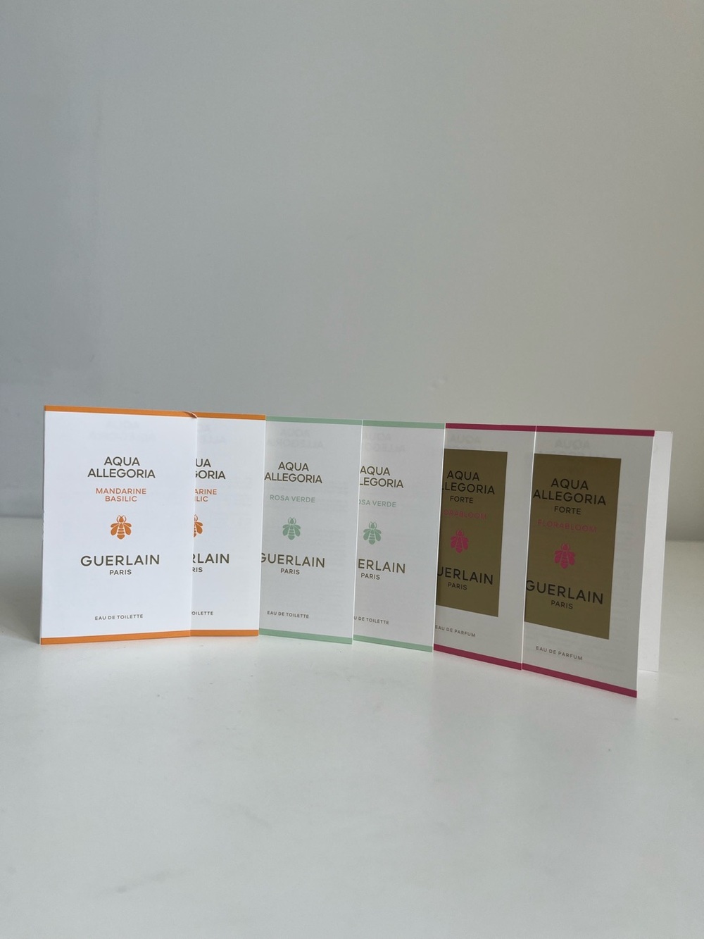 Set of 6 Guerlain Aqua Allegoria Perfume Sample Set